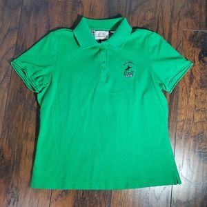 EP Pro tour dry Women's Green polo shirt 2009 U.S Open Bethpage Black Golf